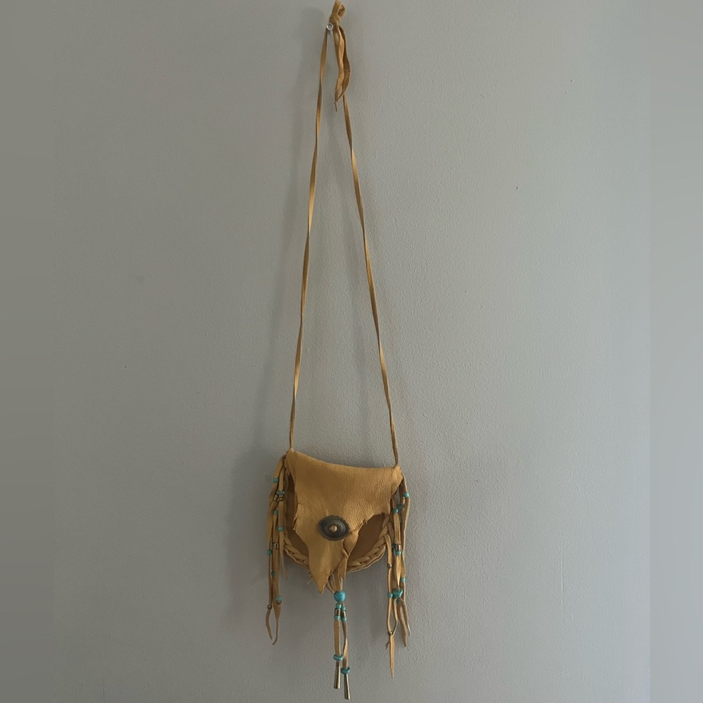Leather medicine bag